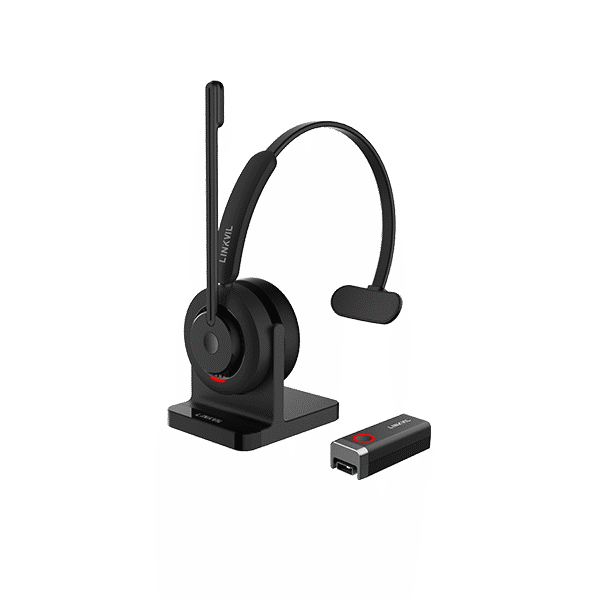 Accessorio per DECT Fanvil: cuffia wireless DH301D per operatori che rispondono a molte chiamate