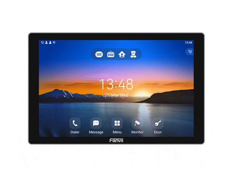 Postazione interna compatta per videocitofoni Fanvil i504 da installare in ufficio