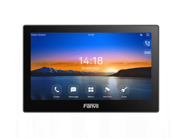 Postazione interna Android per videocitofoni Fanvil i507W con schermo a colori